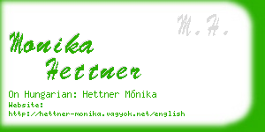 monika hettner business card