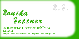 monika hettner business card